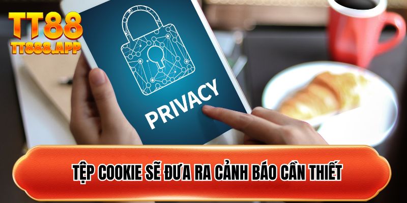 Tệp cookie sẽ đưa ra cảnh báo cần thiết